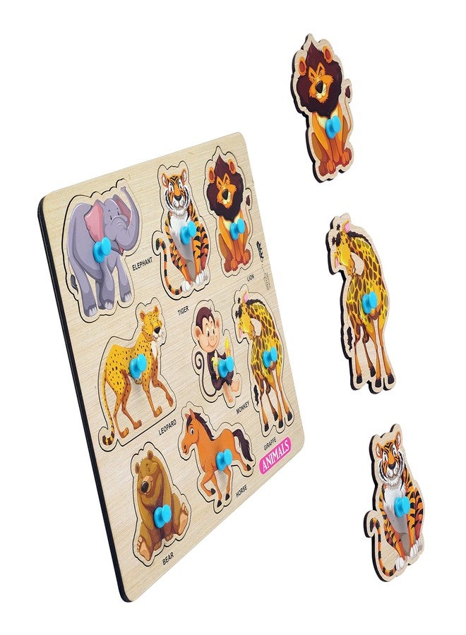 HIGHROOF® Kids Fort Pre Nursery Educational Jigsaw Puzzles for Adults Kids Learning Toys Kit Board Game 2 pcs Set of Animals & Insects Educational Toy - Image 4